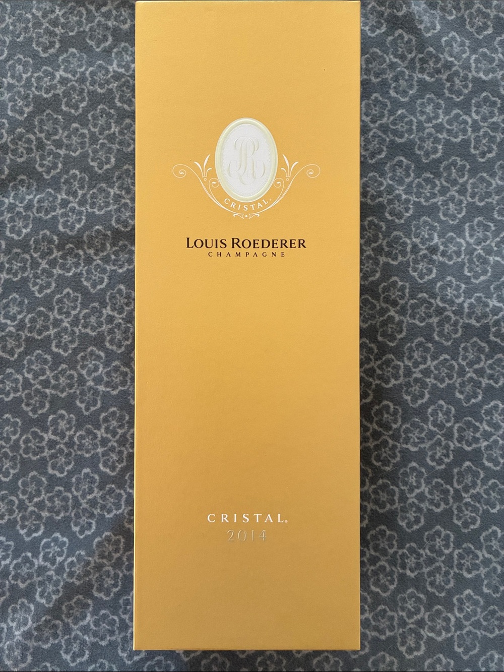 Cristal Champagne Gift Box - Gold